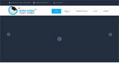 Desktop Screenshot of aimhightestprep.com
